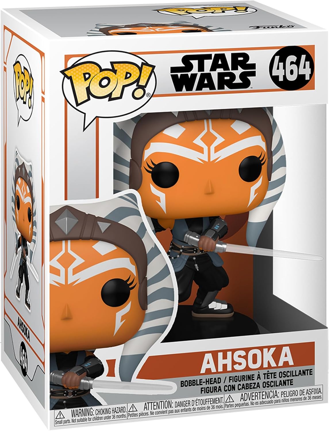 Funko Pop! Star Wars: The Mandalorian - Ahsoka Tano mit Sabers - Vinyl-Sammelfigur - Geschenkidee - Offizielle Handelswaren - Spielzeug Für Kinder und Erwachsene - TV Fans - Modellfigur Für Sammler