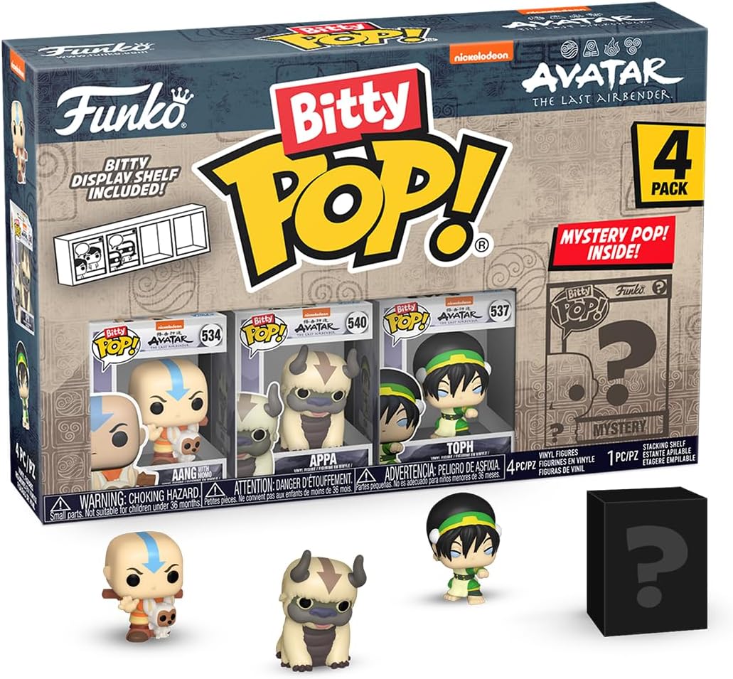 Bitty Pop! Avatar The last Airbender 4-Pack 9,5x14cm assorted in Display (12)