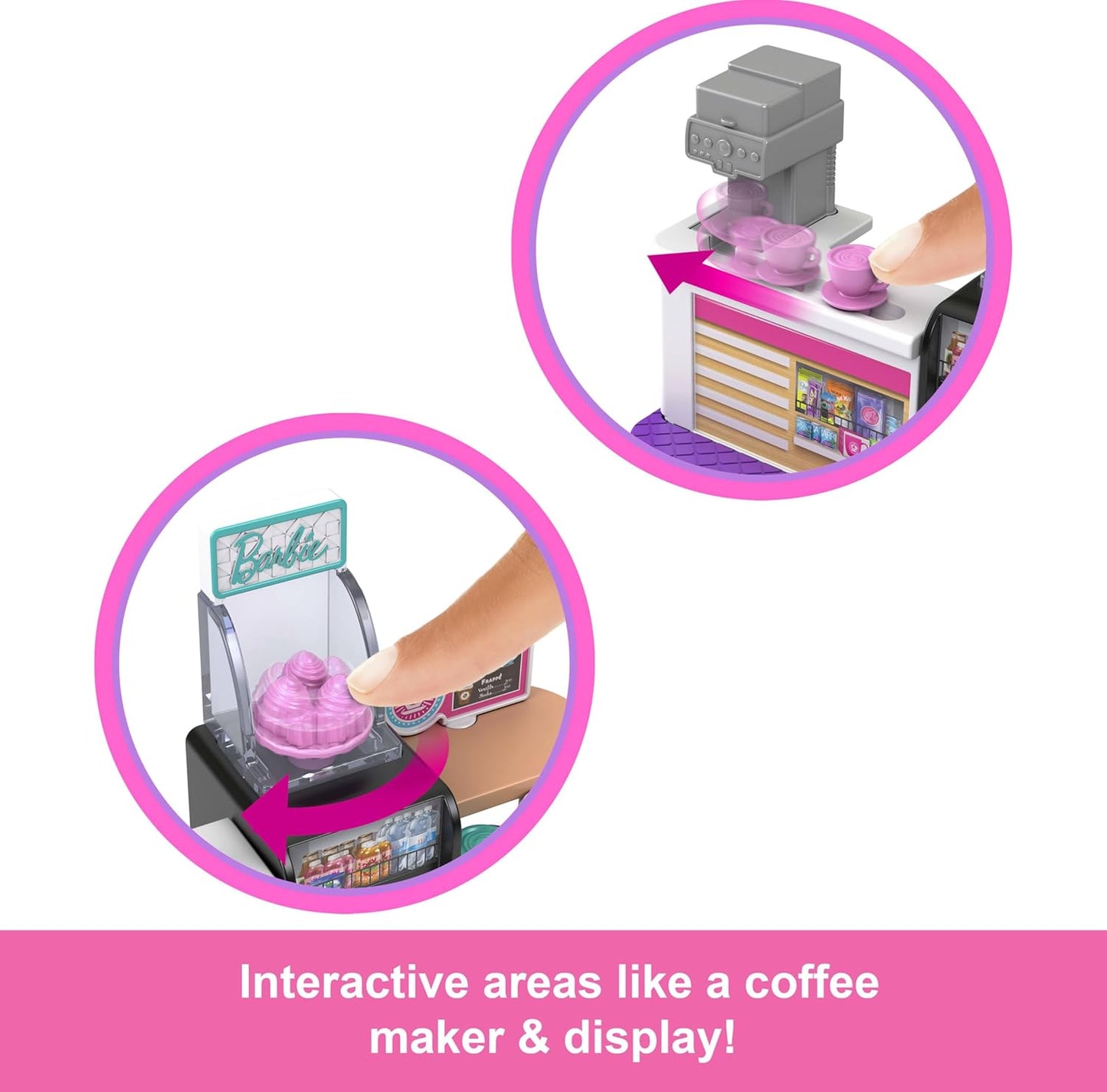 Mattel Mini Barbie Land Bäckerei Cafe