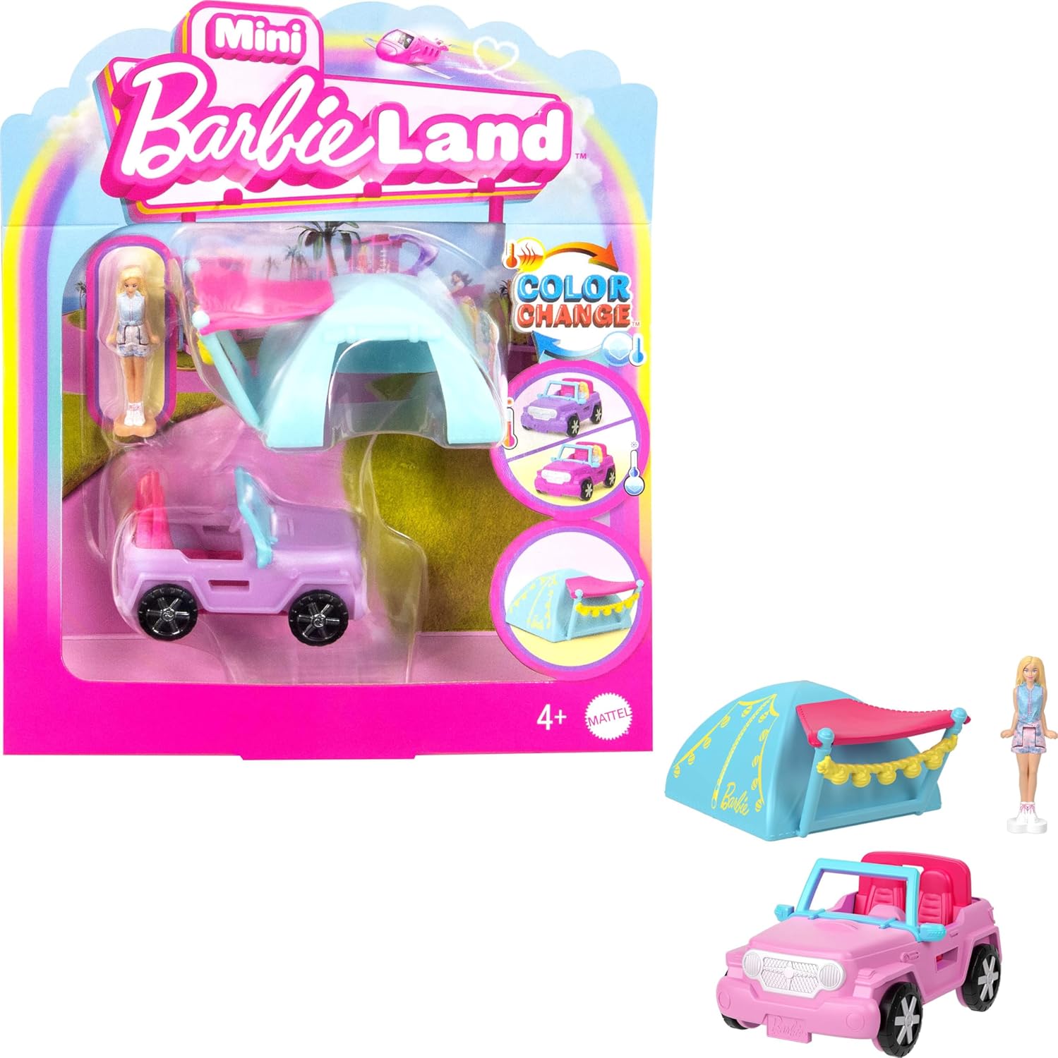 Mattel Mini Barbie Land Jeep+ Zelt – Angeltoys