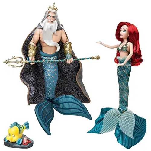 Ariel und King Triton Figuren Set Limited Edition 6000 Produced Worldwide - Angeltoys