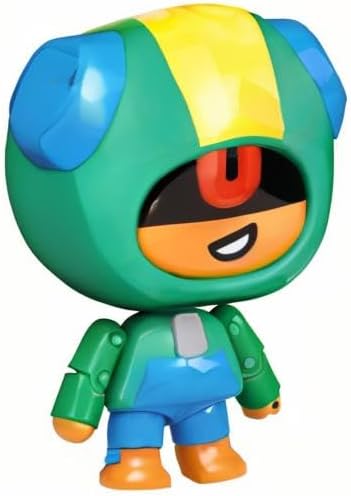 Brawl Stars Leon Actionfigur | 11,4 cm große Sammlerstücke Spielzeugfigur | P.M.I. Ofically Licensed Toys | Supercell | Geschenk für Videospieler | Gelenkfigur
