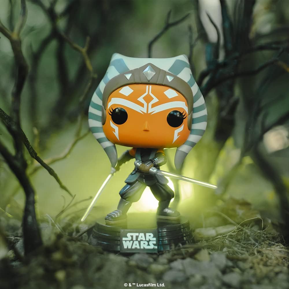 Funko Pop! Star Wars: The Mandalorian - Ahsoka Tano mit Sabers - Vinyl-Sammelfigur - Geschenkidee - Offizielle Handelswaren - Spielzeug Für Kinder und Erwachsene - TV Fans - Modellfigur Für Sammler