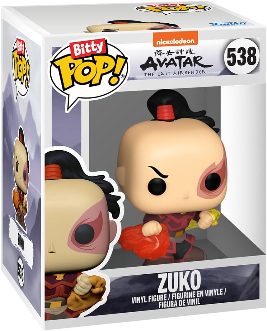 Funko Bitty Pop! Avatar: TLA - Katara 4PK - Katara, Sokka, Suki und eine Überraschungs-Mini-Figur - 0.9 Inch (2.2 cm) - Avatar: The Last Airbender Sammlerstück - Geschenkidee Fans