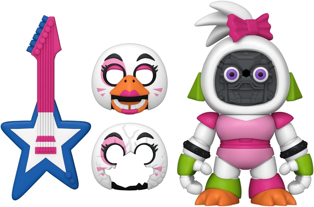 Funko Five Nights at Freddy's (FNAF) Snap: RR - Glamrock Chica The Chicken & Gator2PK - Vinyl-Sammelfigur - Geschenkidee - Offizielle Handelswaren - Spielzeug Für Kinder und Erwachsene