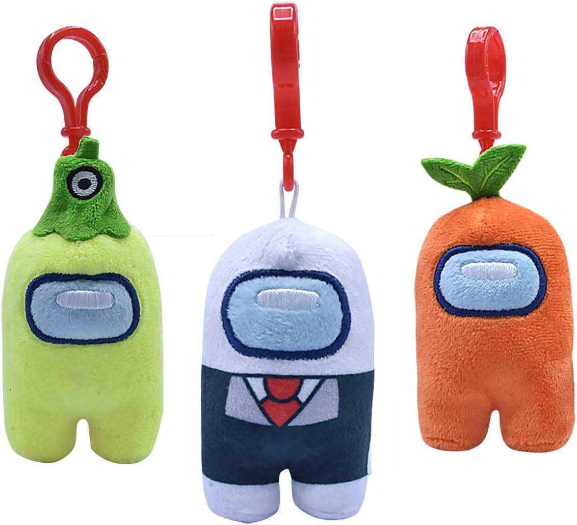 Just Toys LLC Among US 3" Plush Backpack Hangers