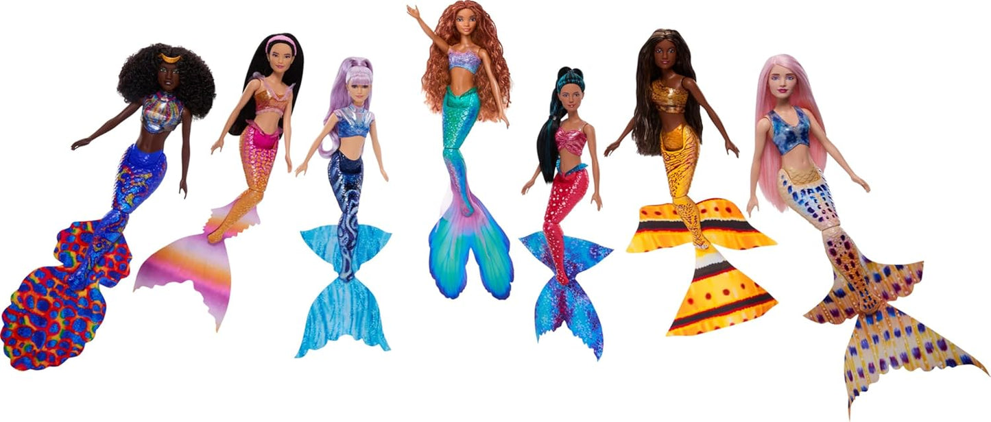 Mattel Disney the Little Mermaid Ultimate Ariel Sisters 7-Pack 33x39,5 cm