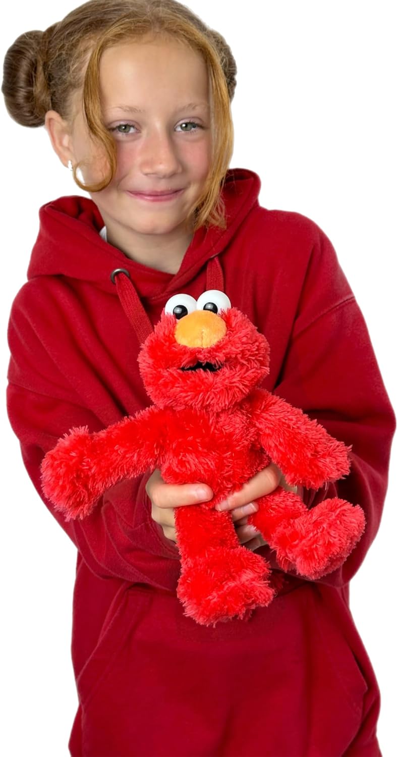 Posh Paws Offizieller Sesamstraßen-Plüsch, 20,3 cm, geeignet ab Geburt (Elmo