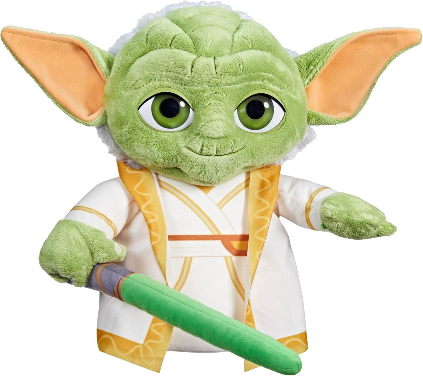 STAR WARS Young Jedi Adventures Master Yoda Plush, Plush, Toys, Preschool Toys for 3 Year Old Boys & Girls