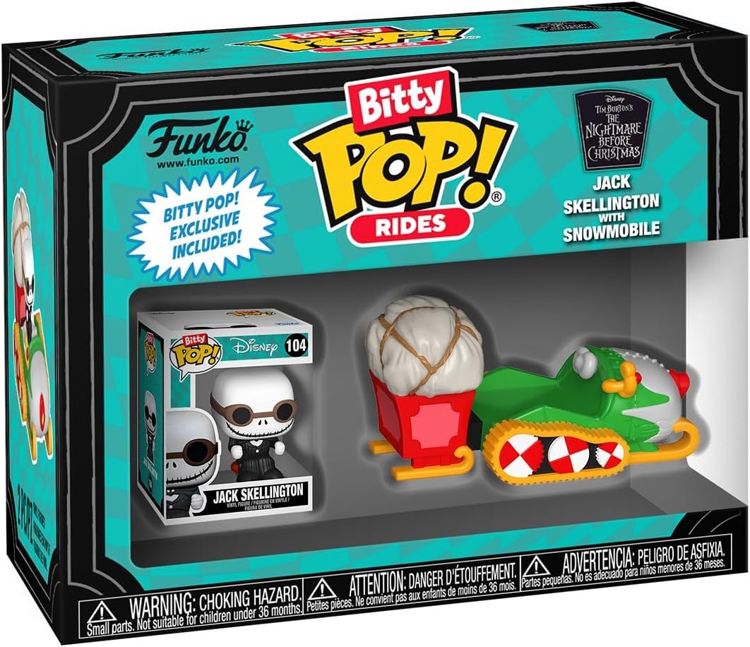 Funko The Nightmare Before Christmas Jack mit Schneemobil