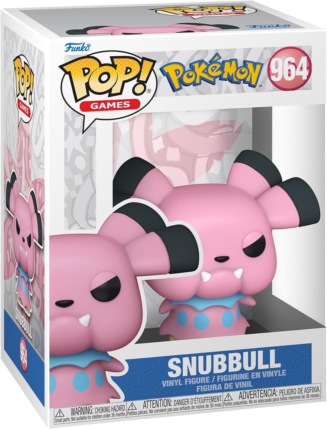 Funko POP! Spiele: Pokemon - Snubbull - Sammelfigur aus Vinyl - Offizielle Merchandise - Spielzeug für Kinder & Erwachsene - Spielefans und Display