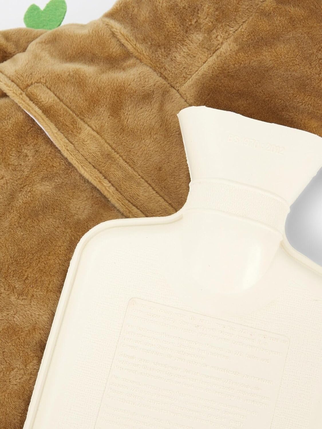 Wärmflasche Hot Water Bottle Bouillotte Auswahl Baby Yoda, Spiderman, Grinch, Groot , Stitch , Angel Plush Plüsch 1 Liter (Groot Wärmflasche)