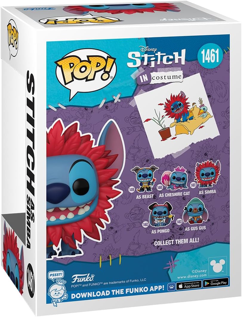 POP! Disney Stitch in Costume as Simba