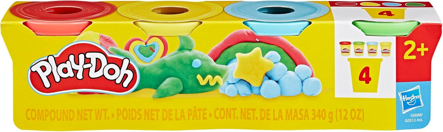 Play-Doh 4er-Pack Klassische Farben à 85 g