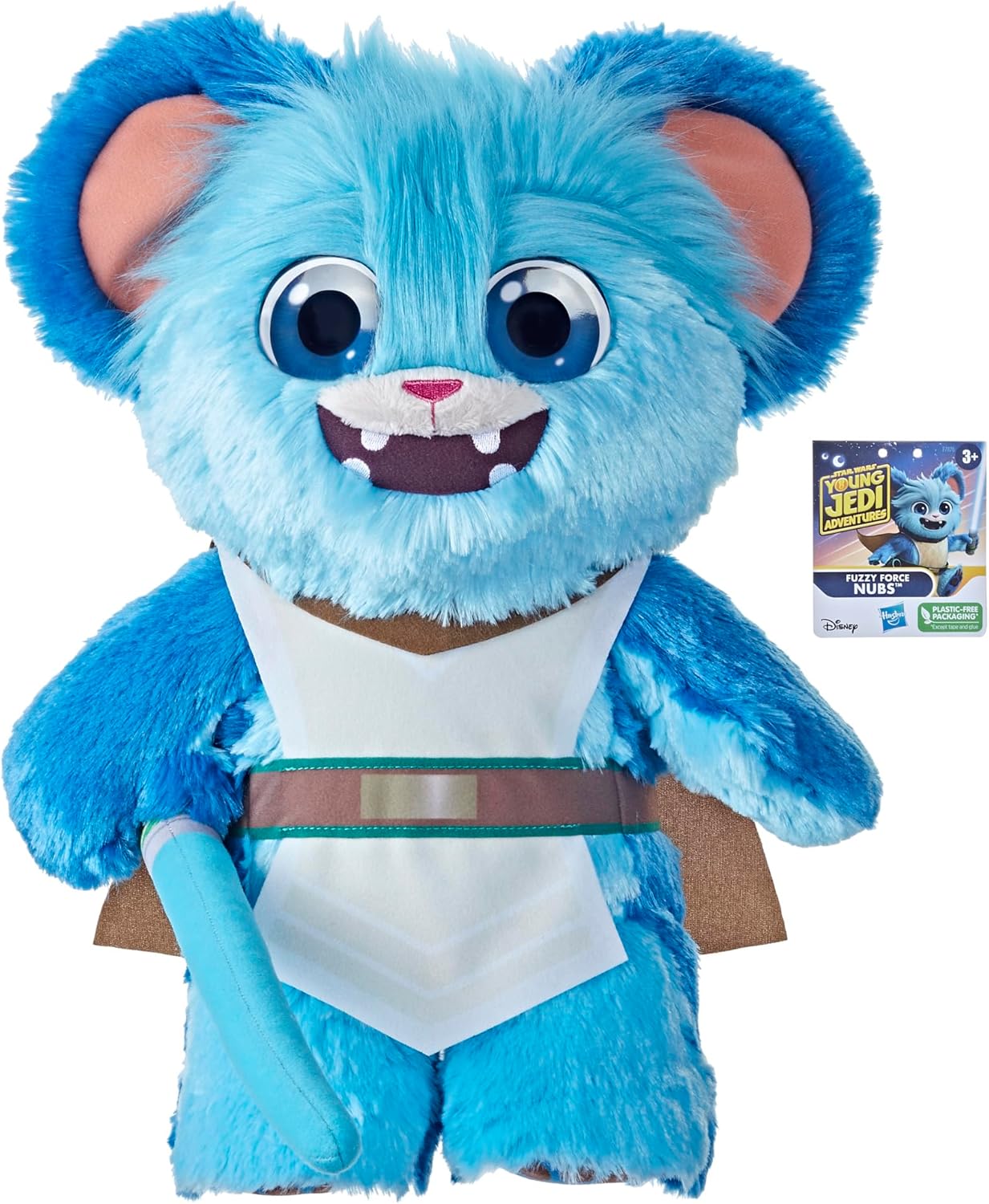 Star Wars Die Abenteuer der Jungen Jedi, Fuzzy Force Nubs, Plüschfigur, Spielzeug für Vorschüler