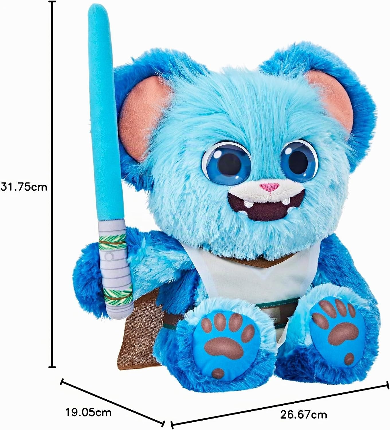 Star Wars Die Abenteuer der Jungen Jedi, Fuzzy Force Nubs, Plüschfigur, Spielzeug für Vorschüler