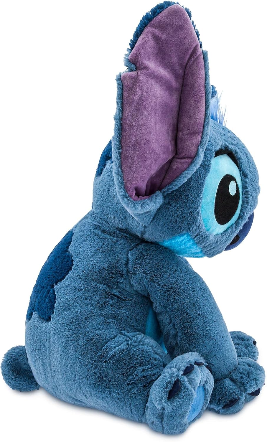 Disney Store Offizielles großes Kuscheltier Stitch, Lilo & Stitch, 55 cm, Kleiner Außerirdischer mit Stickereien und weicher Oberfläche