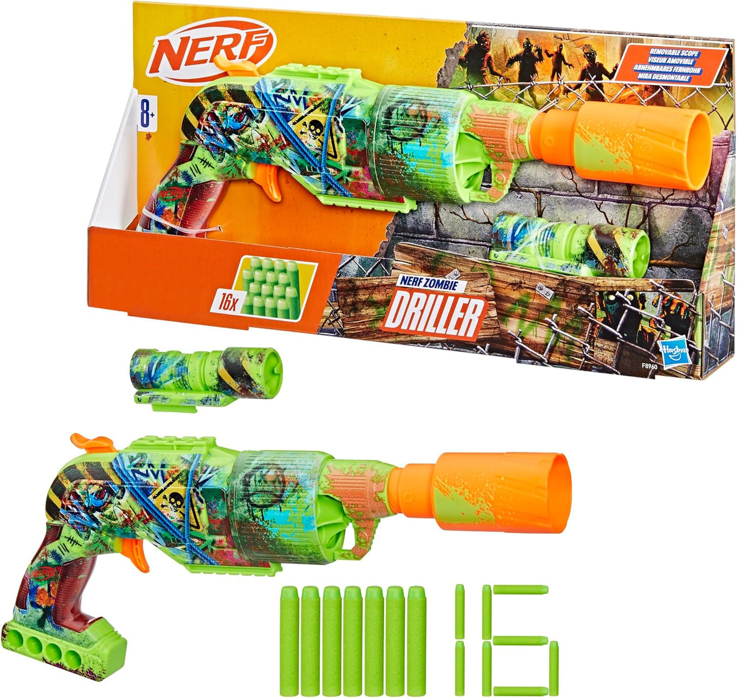 Nerf Zombie Driller 22x45,5 cm