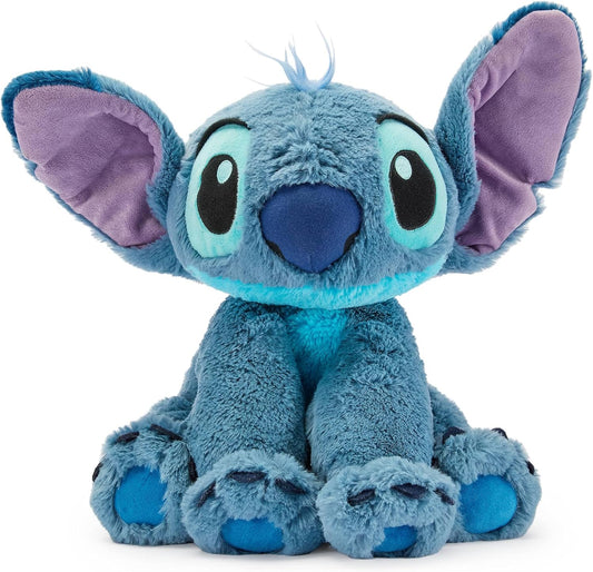 Disney Store Stitch Offizielles mittelgroßes Kuscheltier für Kinder, 38 cm, Kuscheltier mit Stickereien, Plüschoberfläche und beweglichen Schlappohren, geeignet ab 12 Monaten