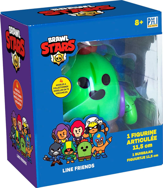 Brawl Stars – 1 Figur mit Gelenken, 11,5 cm – Spike  Videospielfiguren
