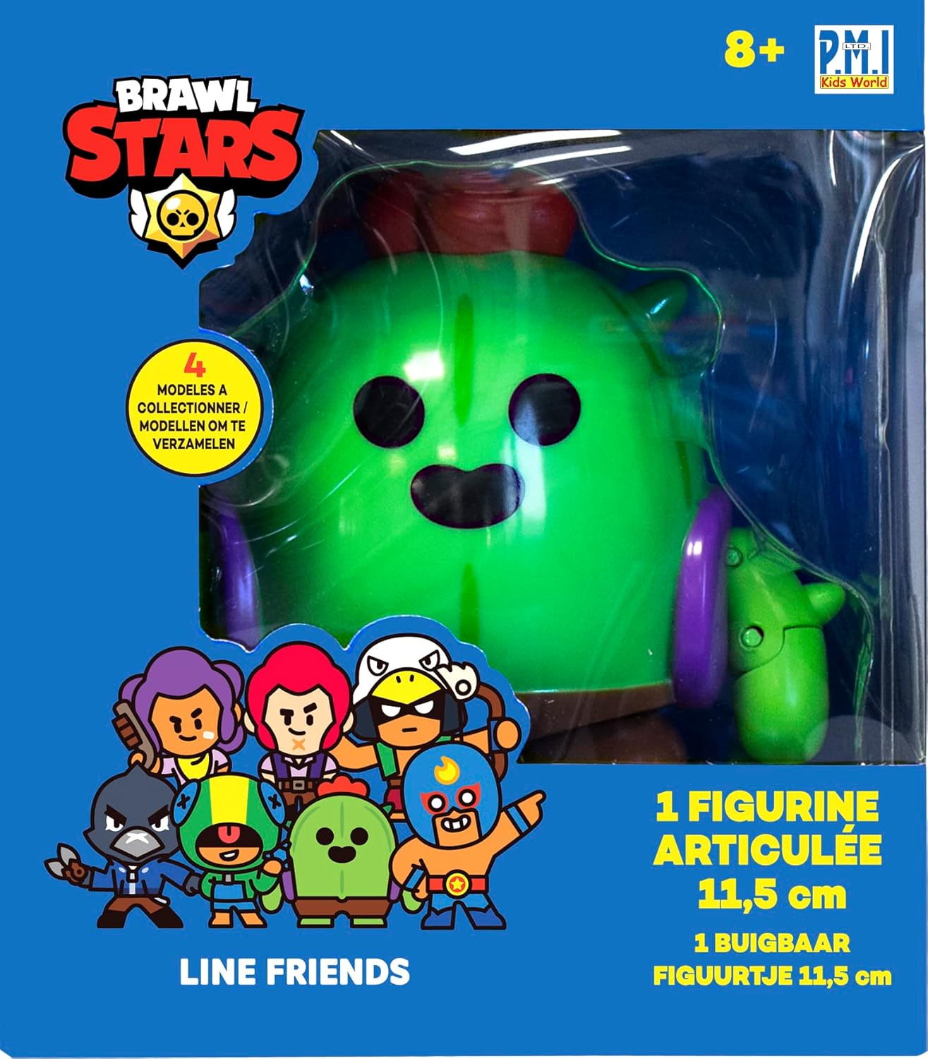 Brawl Stars – 1 Figur mit Gelenken, 11,5 cm – Spike  Videospielfiguren