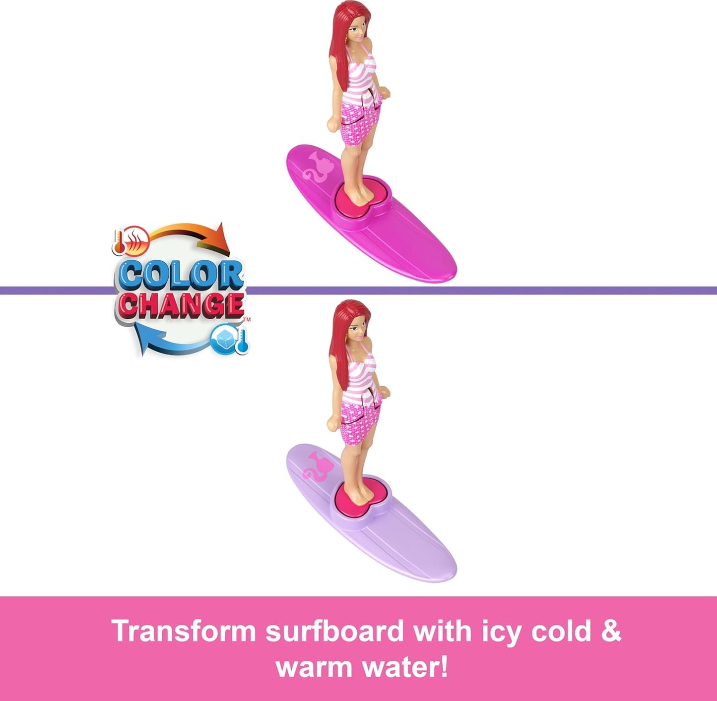 Mattel Mini Barbie Land Cabrio Surfbrett