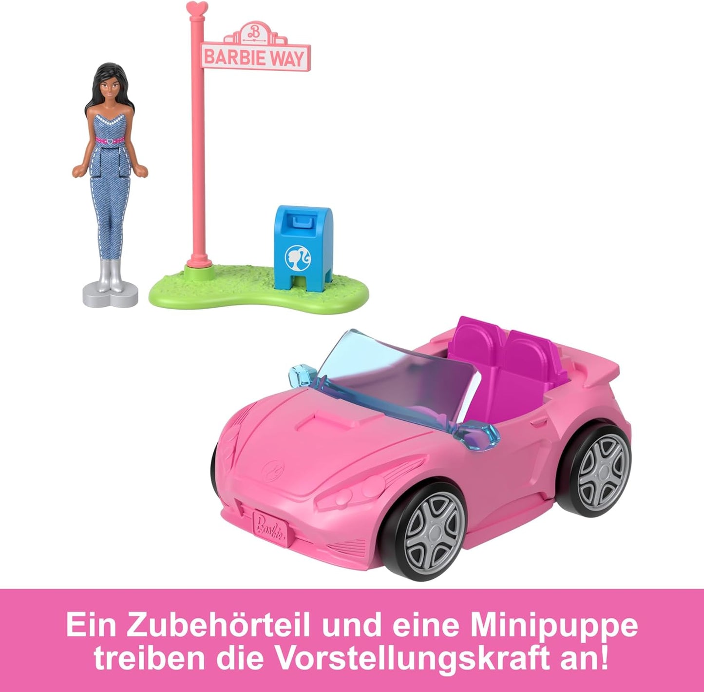 Mattel Mini Barbie Land Cabrio Barbie Way