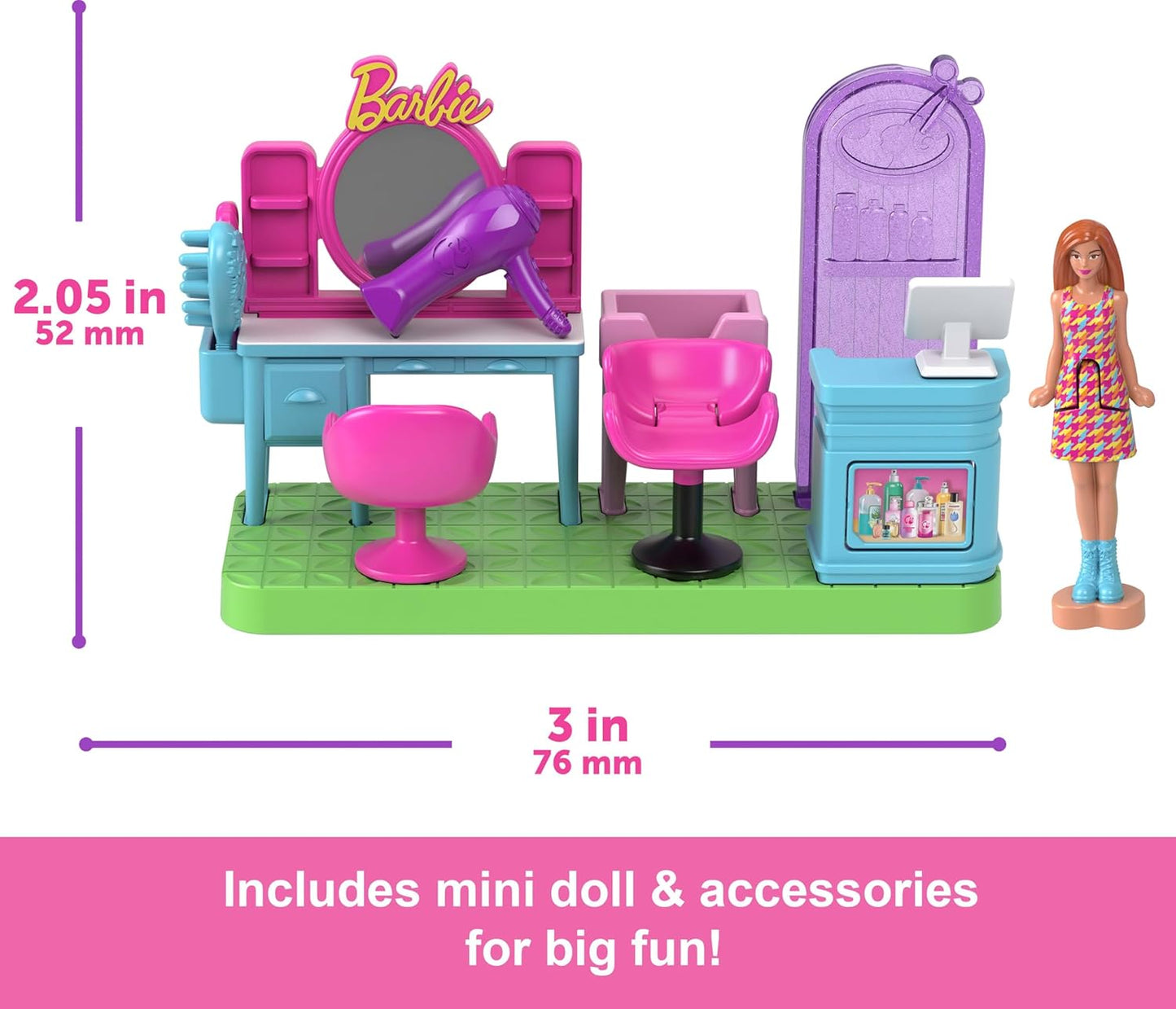 Mattel Mini Barbie Land Friseur