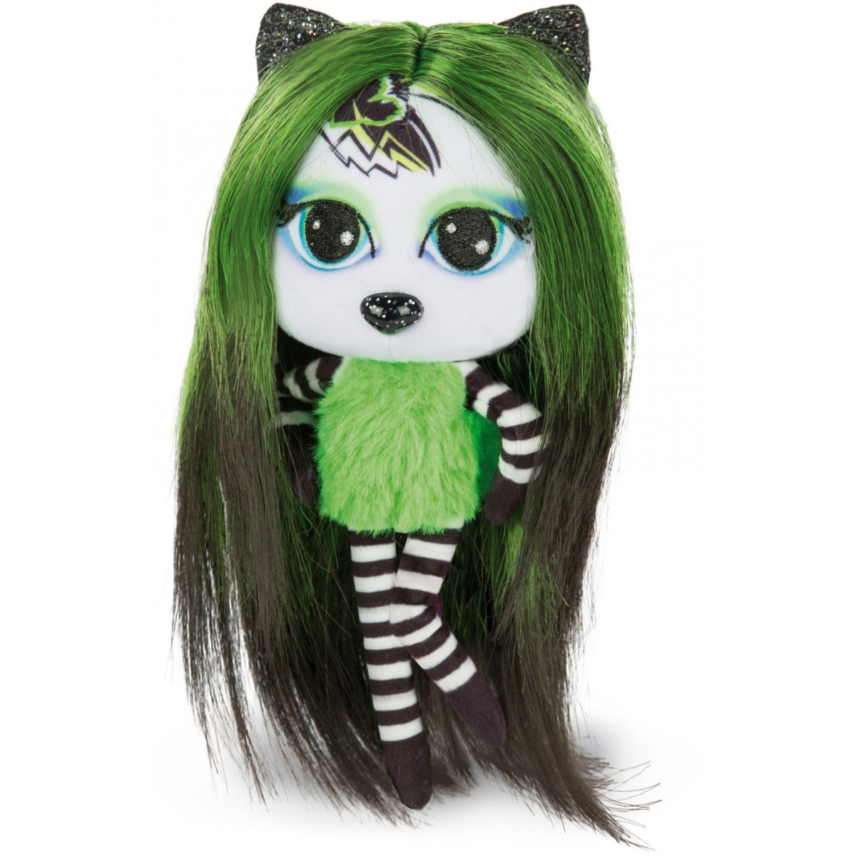 NICI Pixidoos Bami Puppe 20cm mit 3-teiligem Zubehör, im Geschenkkarton