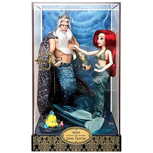 Ariel und King Triton Figuren Set Limited Edition 6000 Produced Worldwide - Angeltoys