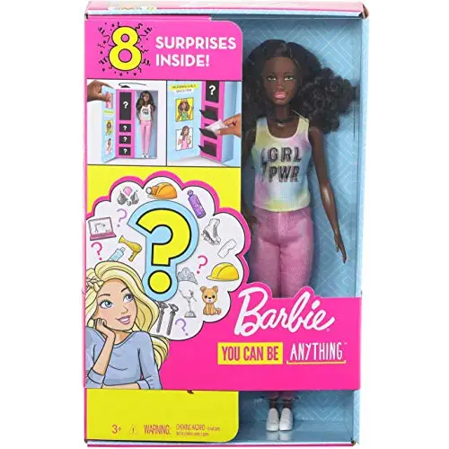 Barbie GLH63 - Karriere Puppe (AA) mit Überraschungs-Moden und Accessoires, Spielzeug ab 3 Jahren - Angeltoys