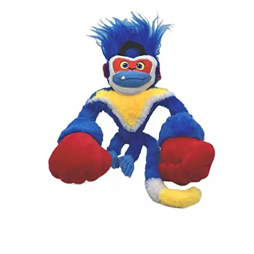 DIE CROODS 2 Alles auf Anfang versch. Plüsch Figuren 24-30cm, Kinofilm 2021 ORIGINAL Kuscheltier Plüschfigur, Eep Crood Creepo Monkey Belt u. Sash Faultier Chunky Tiger, Plüschtier Stofftier (Monkey) - Angeltoys