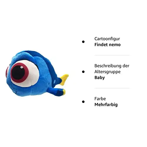 L.I.B Disney - Finding Dory - Plüsch Fisch Spielzeug bekannt aus dem Film Findet Nemo - Bandai - 16 cm - Angeltoys