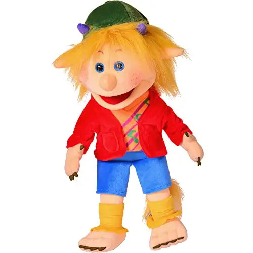 Living Puppets Handpuppe Trolljunge Knille aus Stoff in der